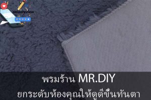 พรมร้าน MR.DIY ยกระดับห้องคุณให้ดูดีขึ้นทันตา