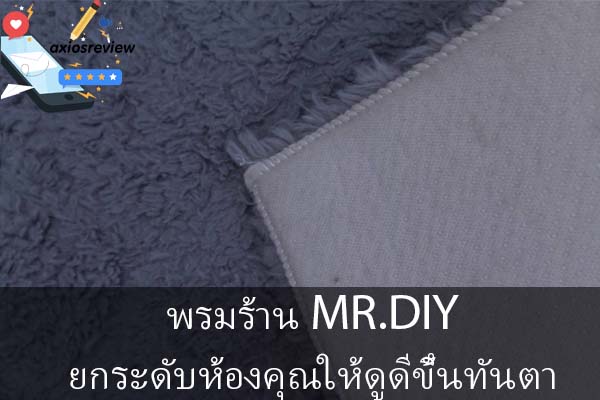 พรมร้าน MR.DIY ยกระดับห้องคุณให้ดูดีขึ้นทันตา