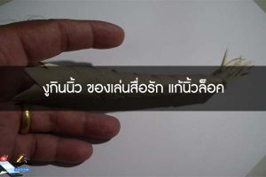 งูกินนิ้ว ของเล่นสื่อรัก แก้นิ้วล็อค